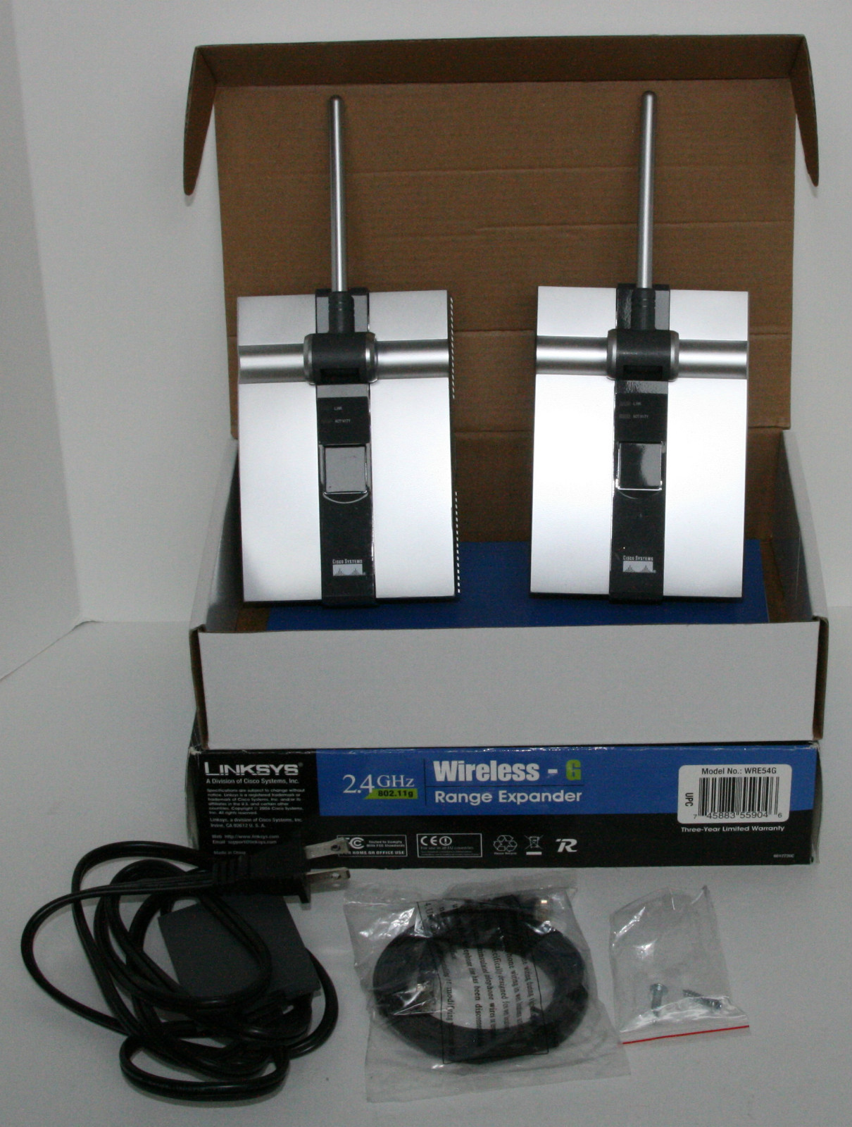 LinkSys Wireless G Range Expander Routers Set of 2
