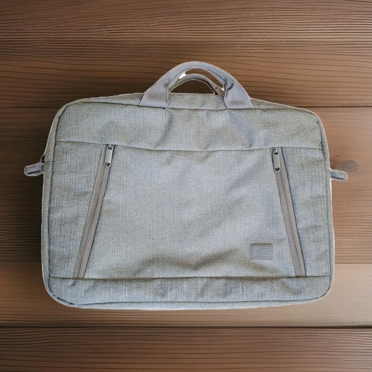 Case Logic Ashton Gray Laptop IPAD Holder Attaché Briefcase No Shoulder Strap