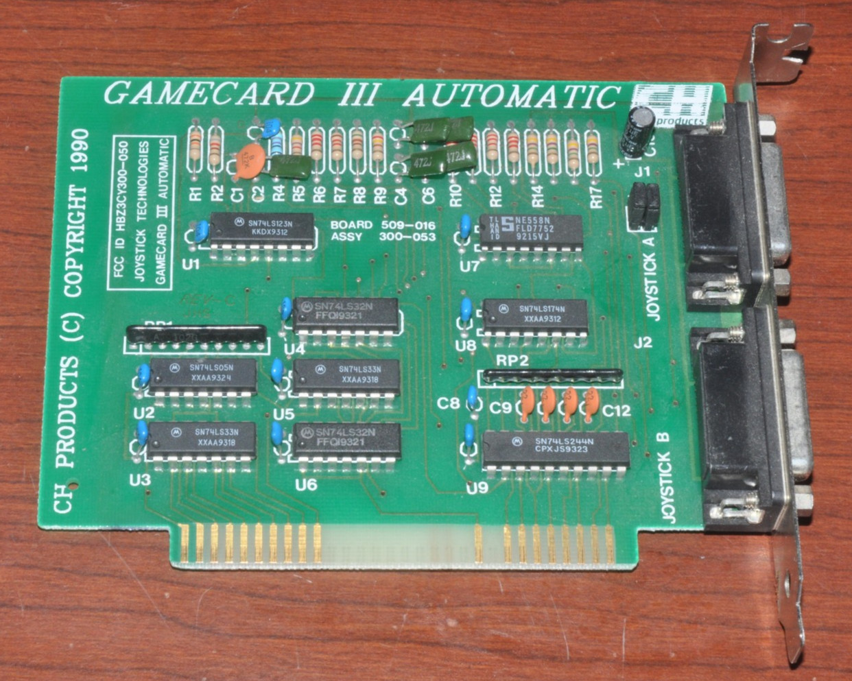 CH Products Gamecard III Automatic ISA - Dual-Port Joystick Controller Card