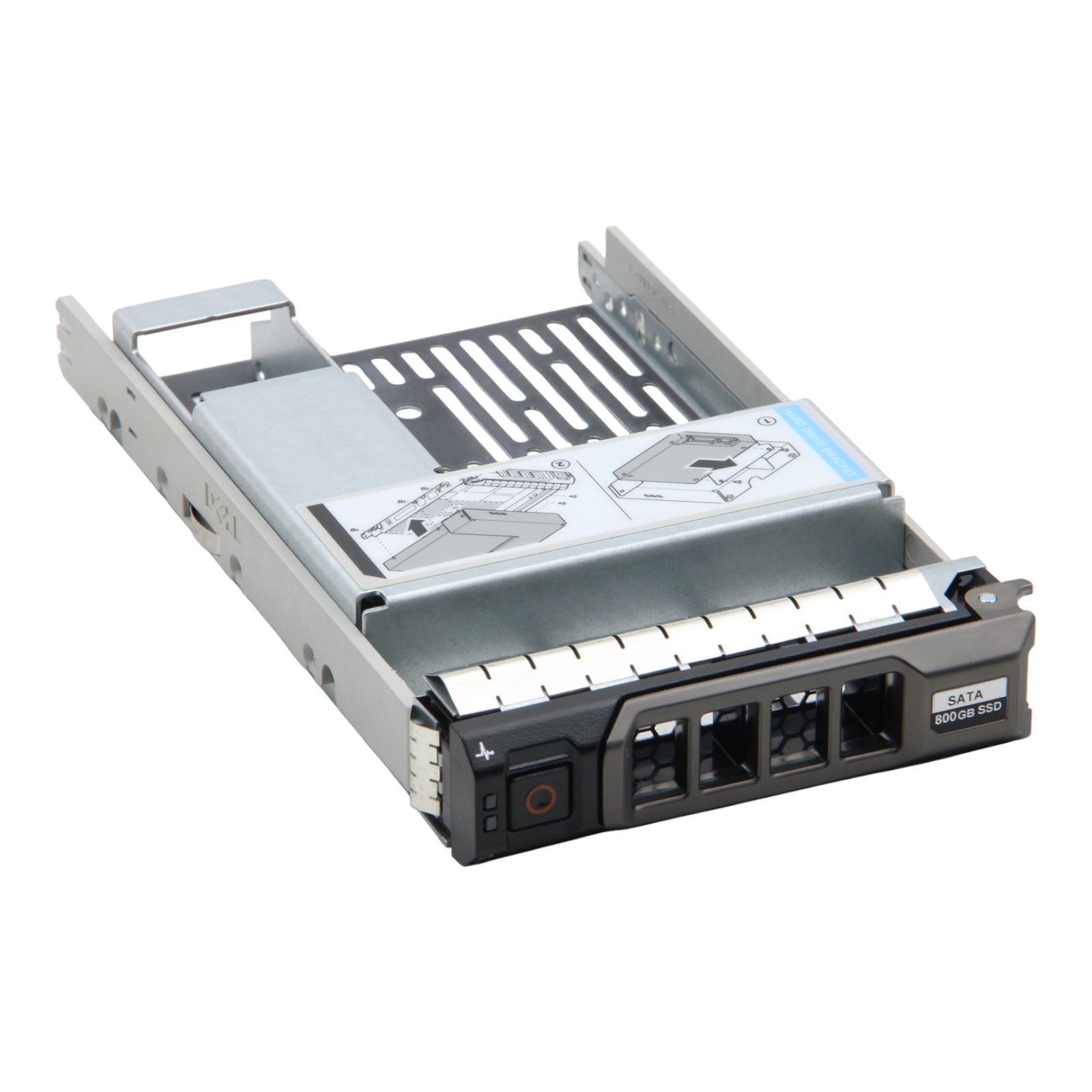 Dell 3.5" (8.89 cm) 058CWC to 2.5" (6.35 cm) 09W8C4 Adapter Frame Caddy Tray