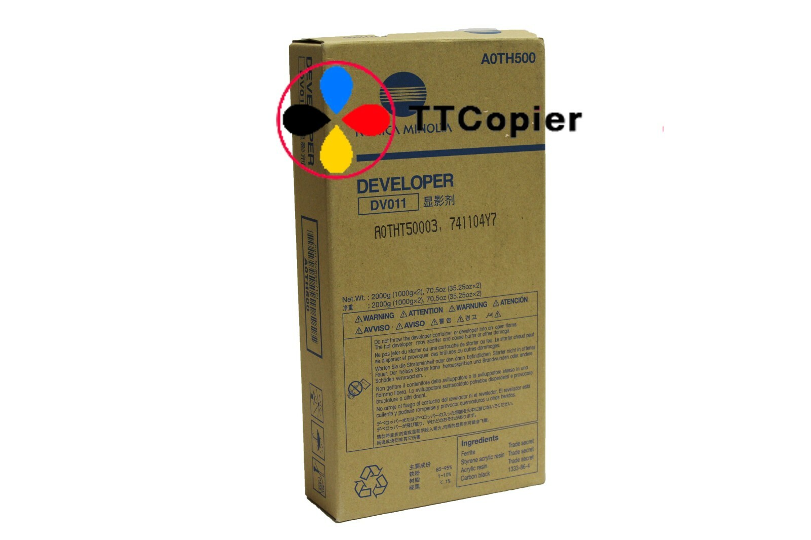 DV011 Developer for Bizhub PRO 951 1200 1051 PRESS 1052 1250 A0TH500