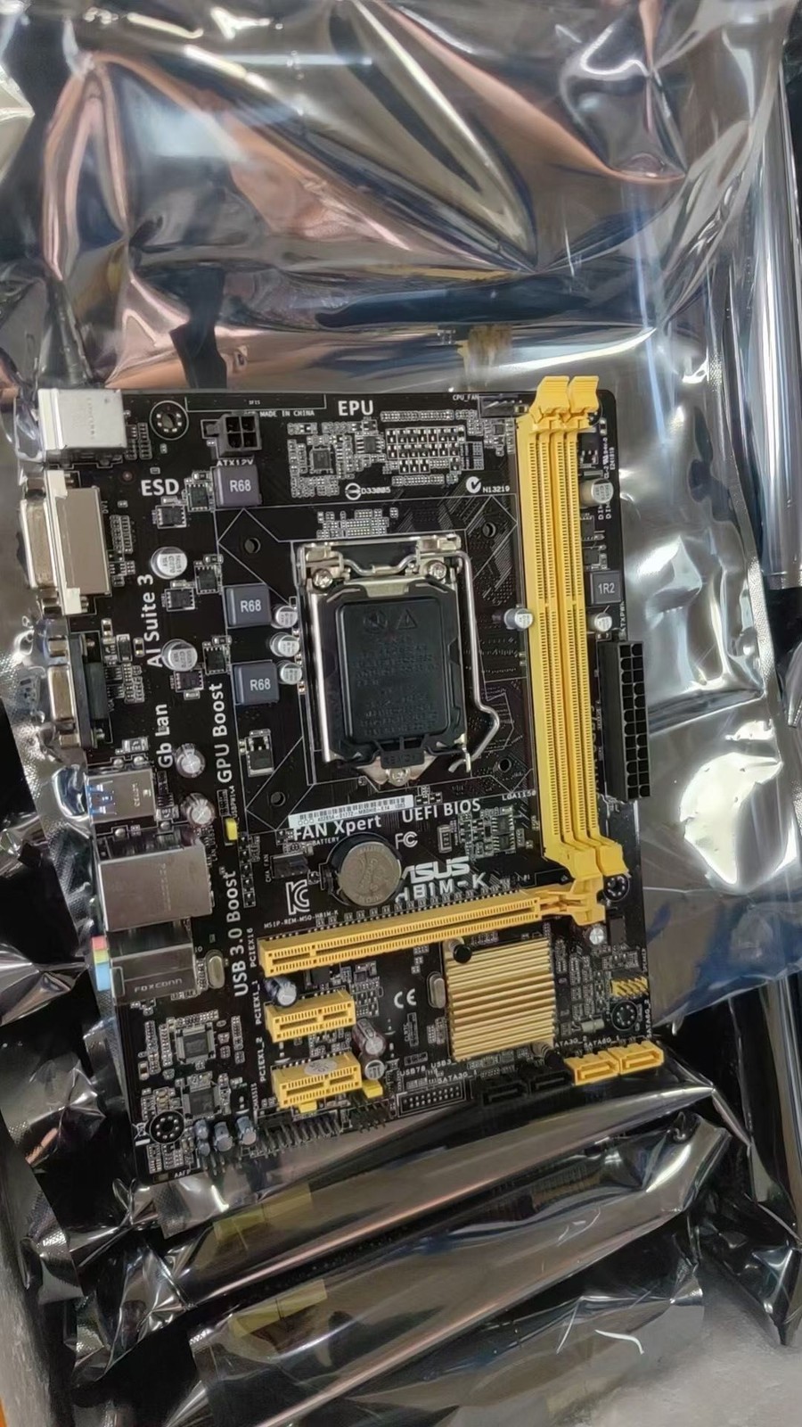 ASUS H81M-K Intel H81 LGA1150 DDR3 M-ATX VGA Desktop Motherboard Bulk Lot