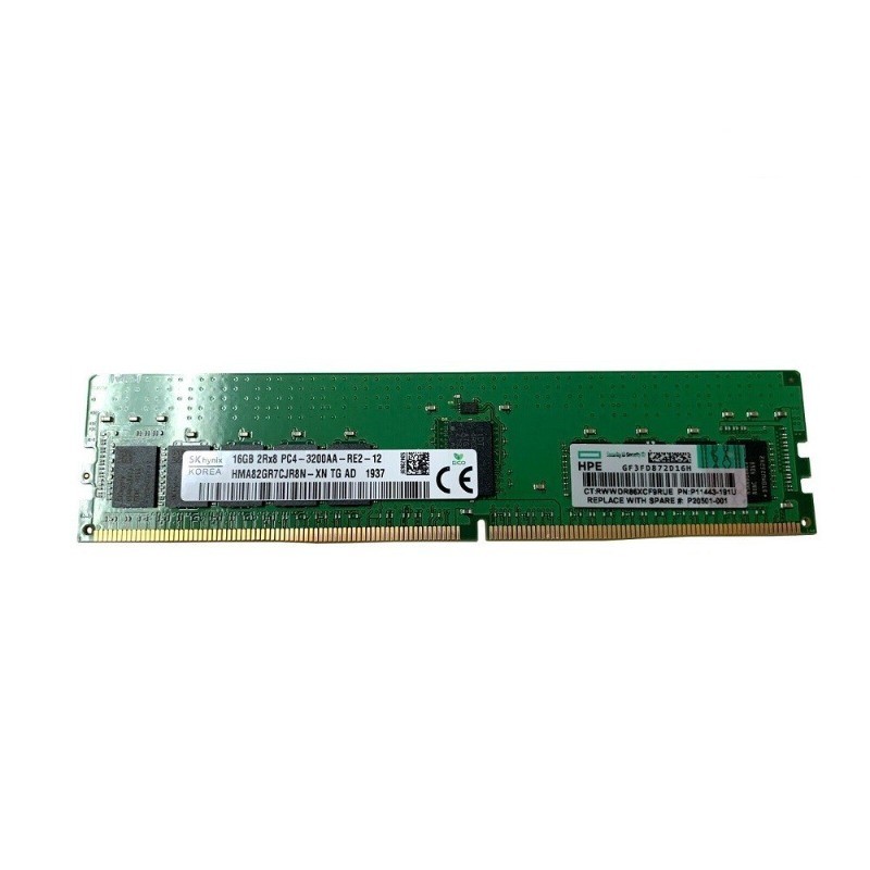 P06031-B21 P11443-091 HPE 16GB 2Rx8 DDR4 PC4-3200AA ECC Server RAM Memory