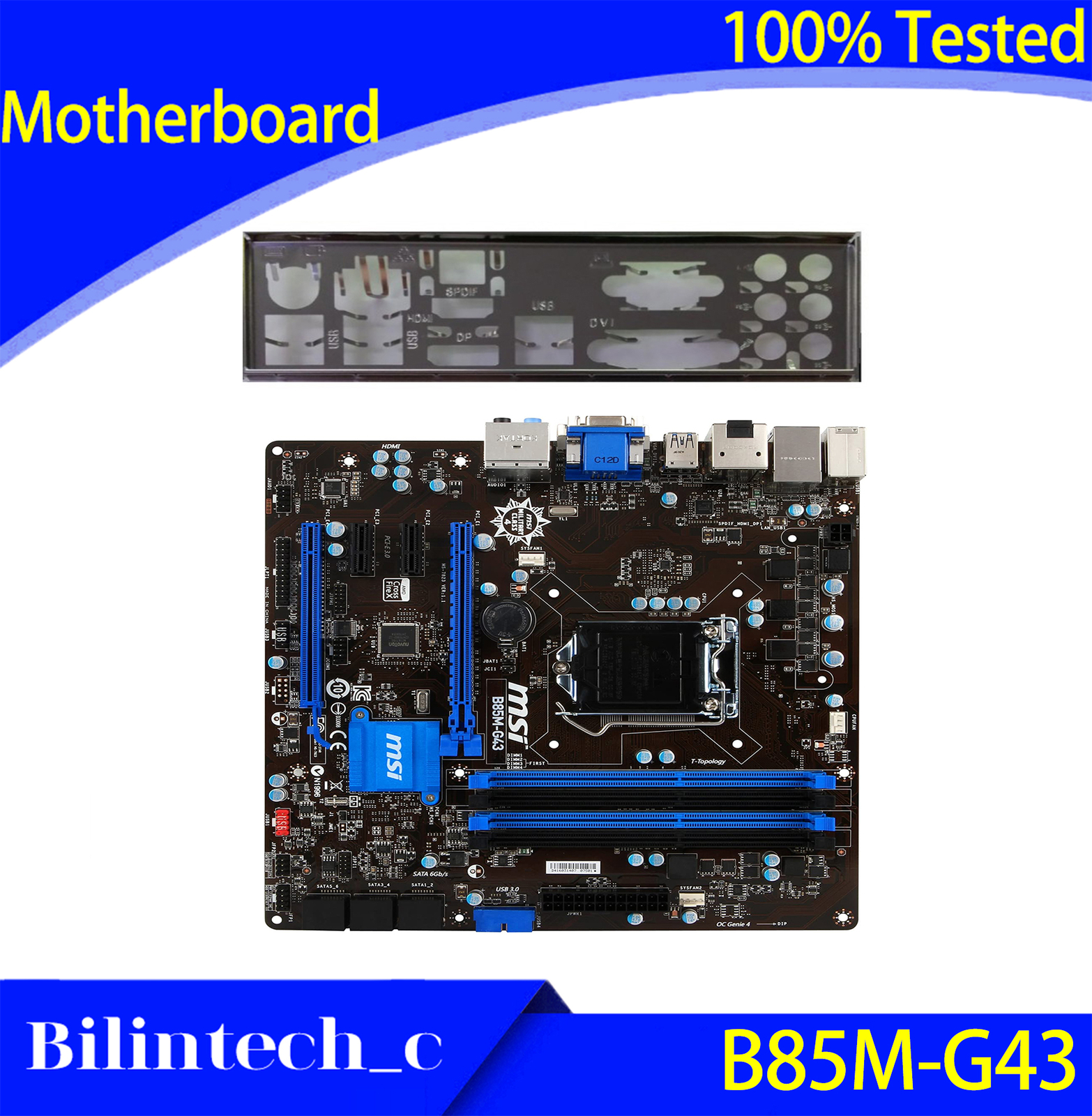 FOR MSI B85M-G43 B85 Motherboard 1150-Pin DDR3 Solid State Display 64GB