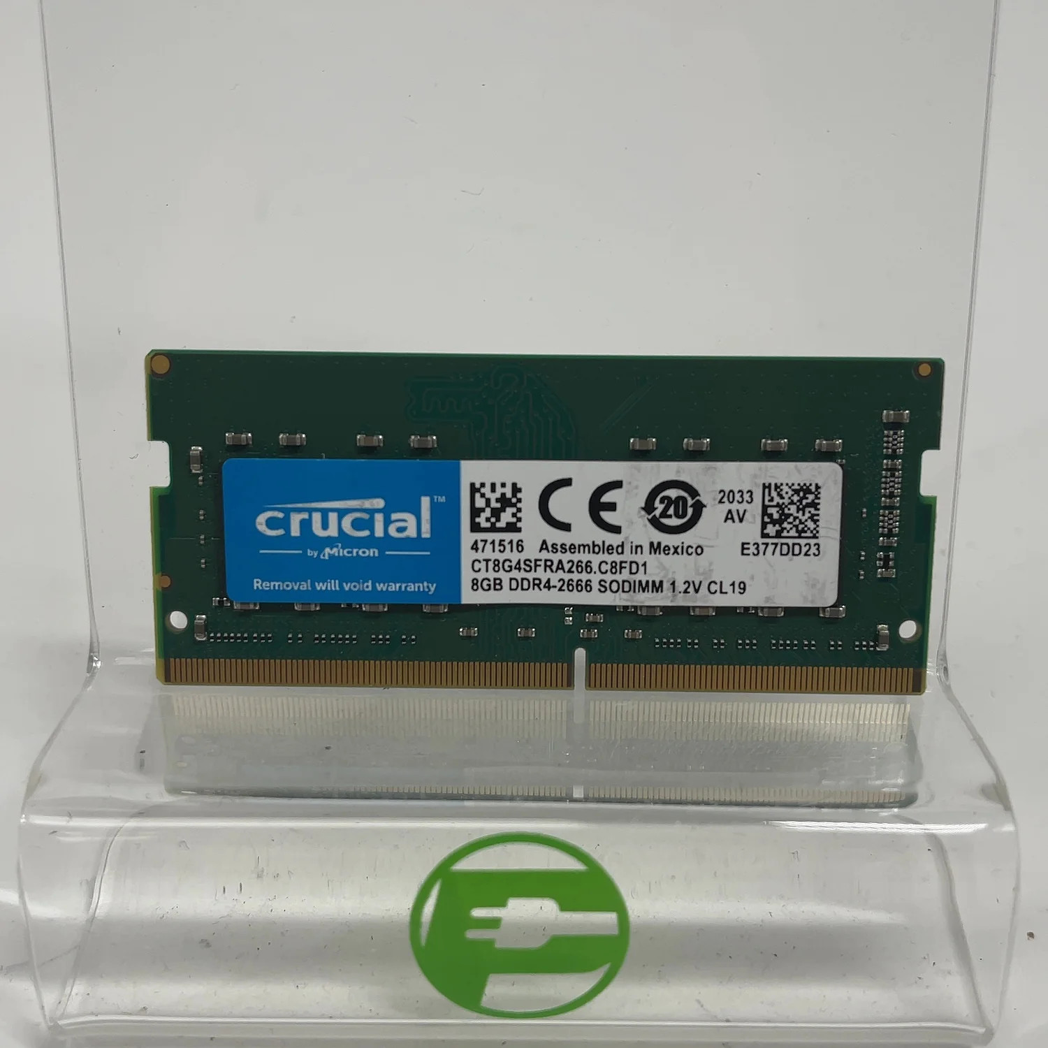 Crucial Micron 8GB (1x8GB) RAM DDR4 2666MHz CT8G4SFRA266