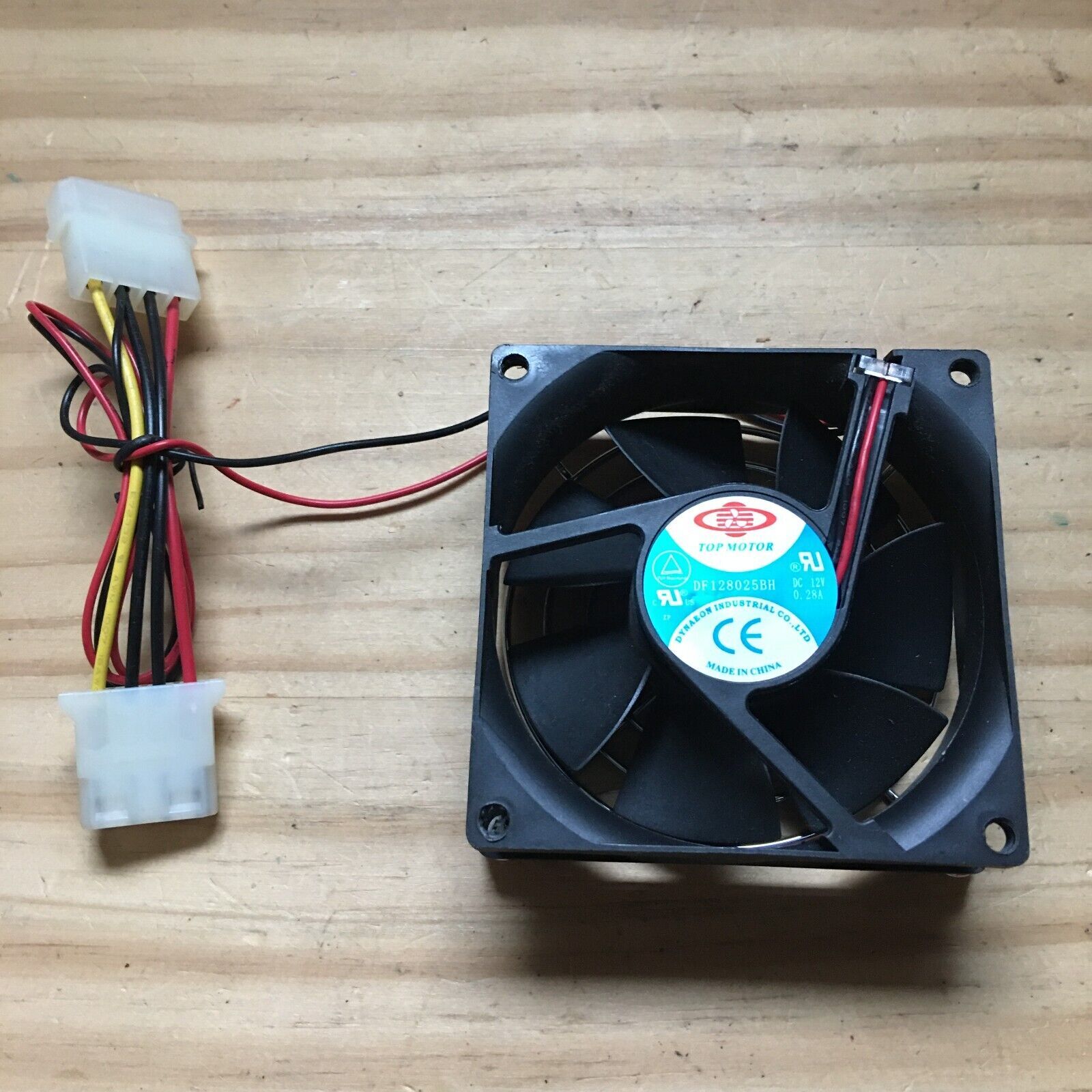 Top Motor DF128025BH 12V 0.28A 4-Pin PWM High Speed 80mm x 25mm Cooling Fan