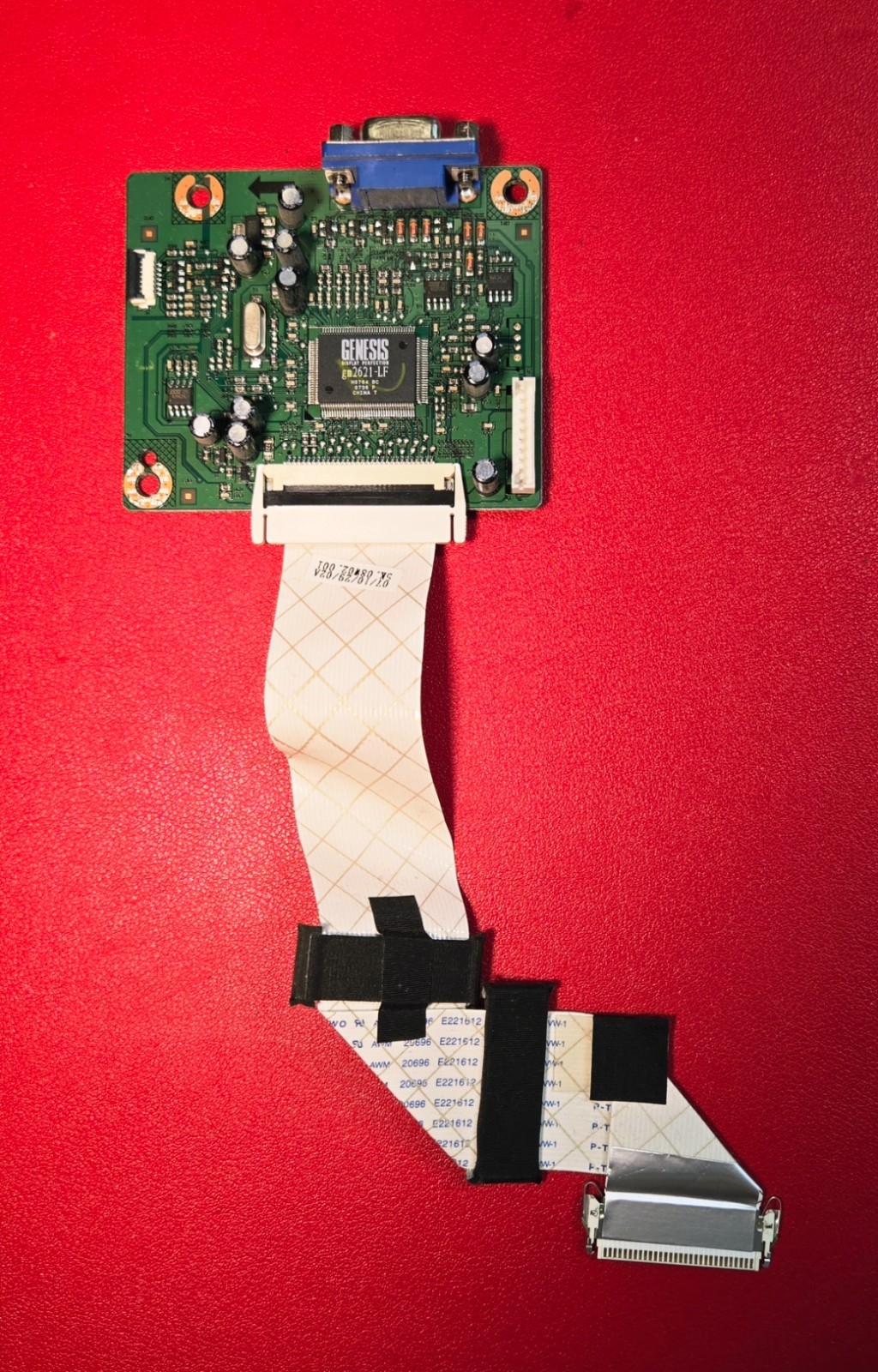 Dell E178FPb E198FPb Monitor Main Logic Board 5E08W01021 GM2621-LF w/ VGA Cable