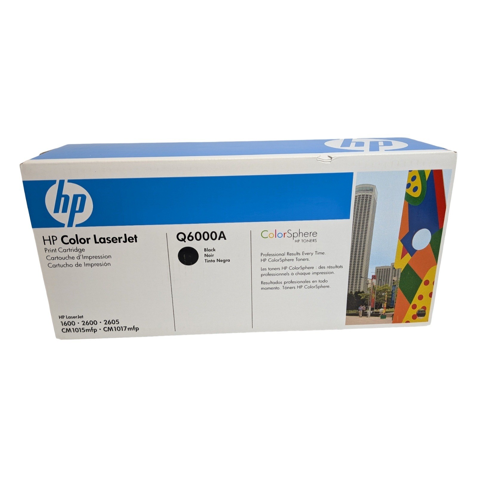 HP Q6000A Black LaserJet Toner Cartridge ColorSphere 1600 2600 2605 CM1015
