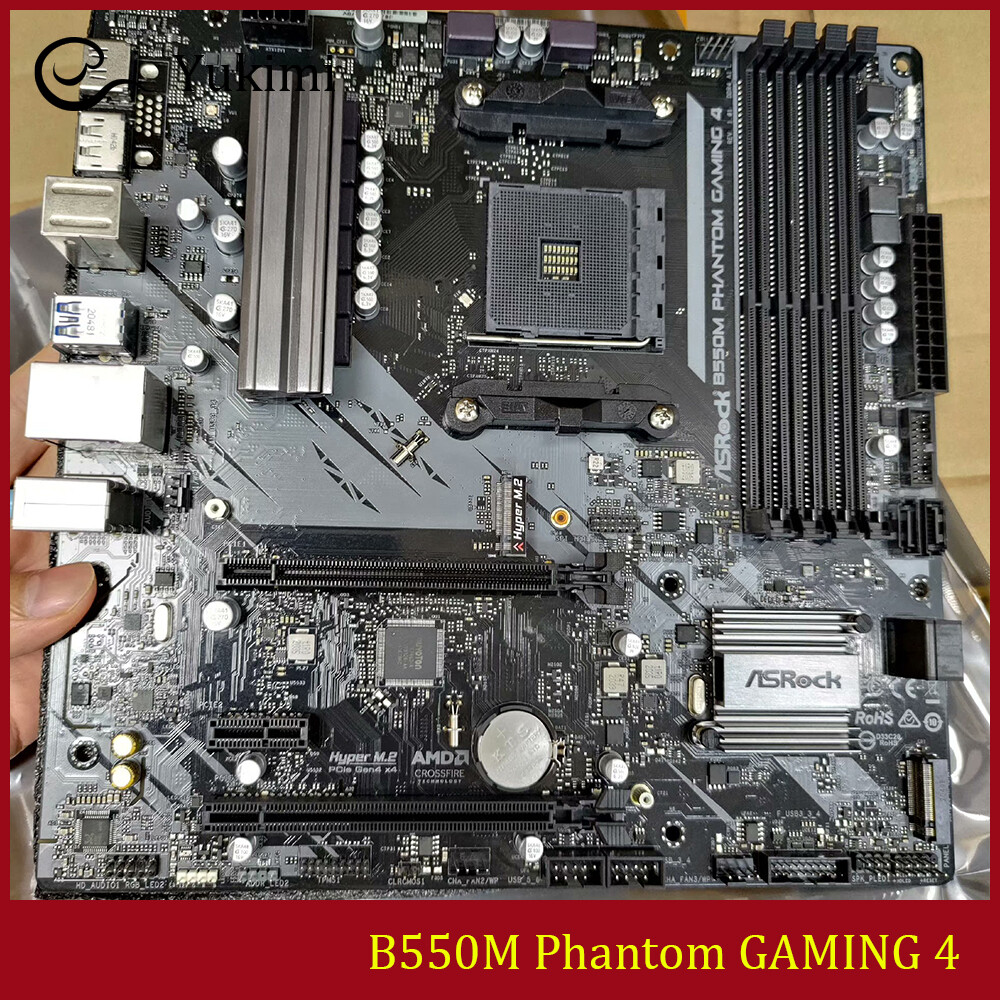 FOR ASROCK B550M Phantom GAMING 4 AMD AM4 DDR4*4 128GB Micro ATX Motherboard