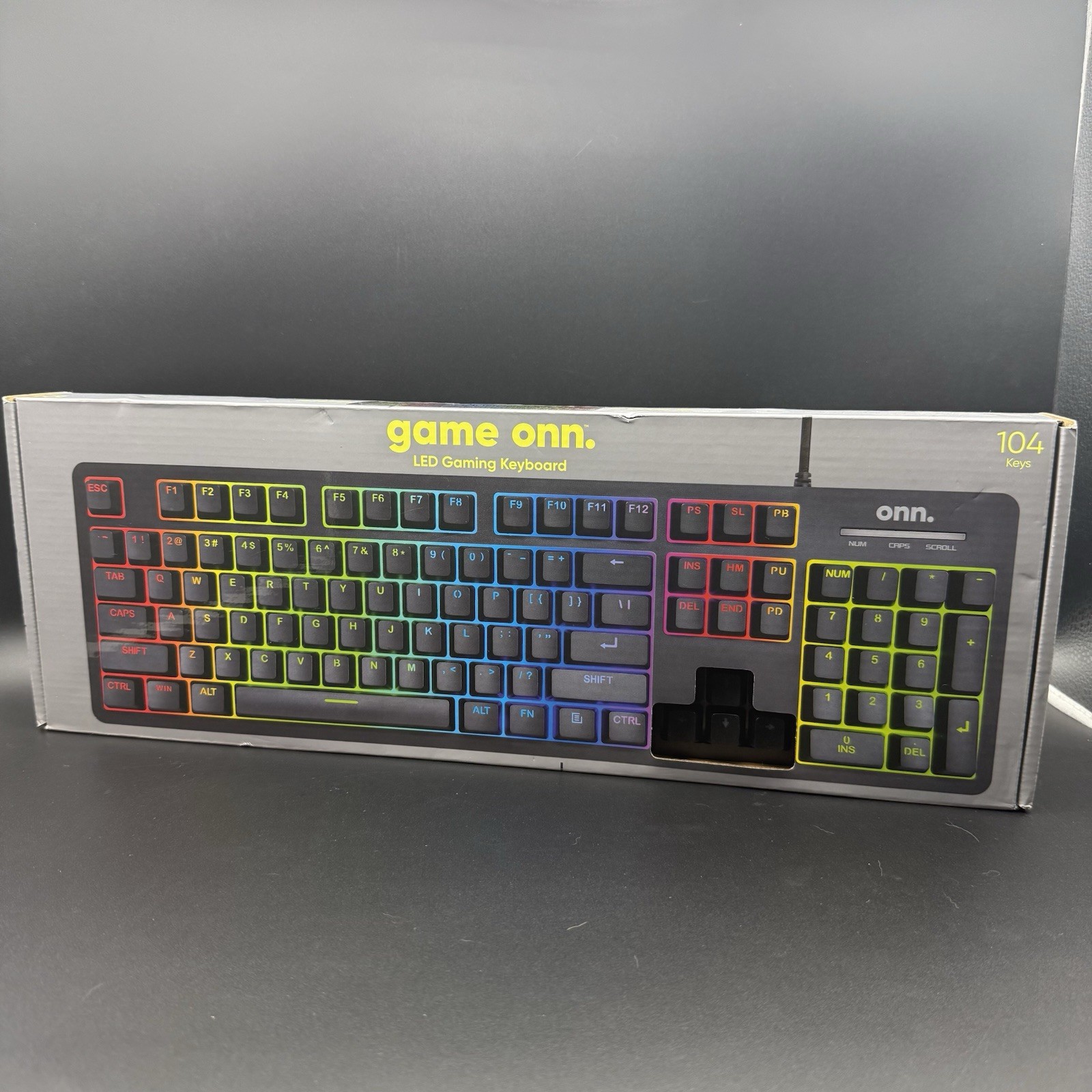 Onn RGB Mechanical Compact Tenkeyless (TKL) Gaming Keyboard 87 RGB (ONA23HO018C)