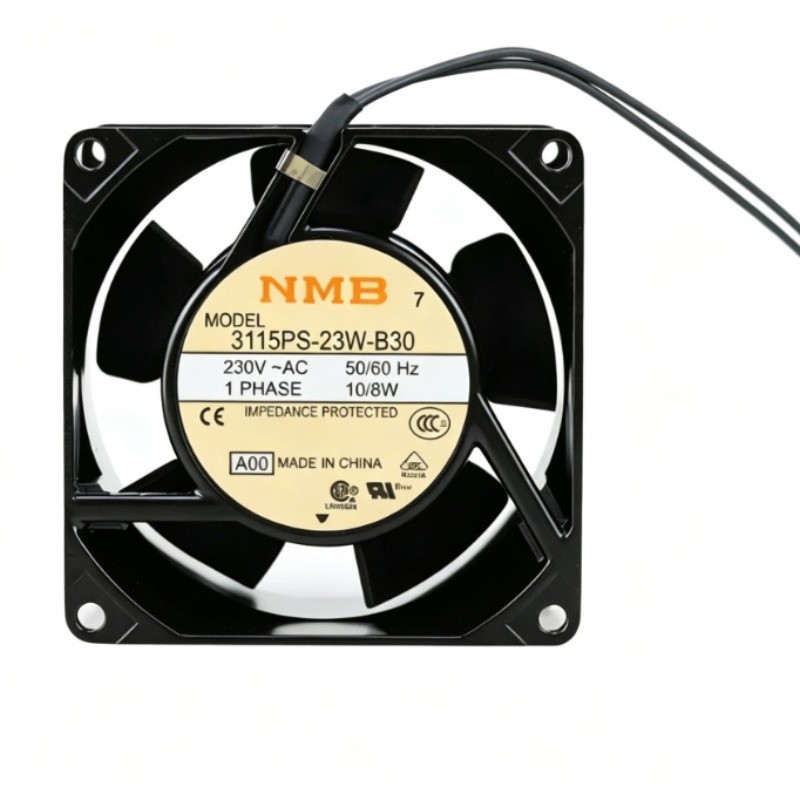 NMB Fan 3115PS-23W-B30 AC 230V 10/8W 50/60Hz 80*80*38mm Axial Cooling Fan
