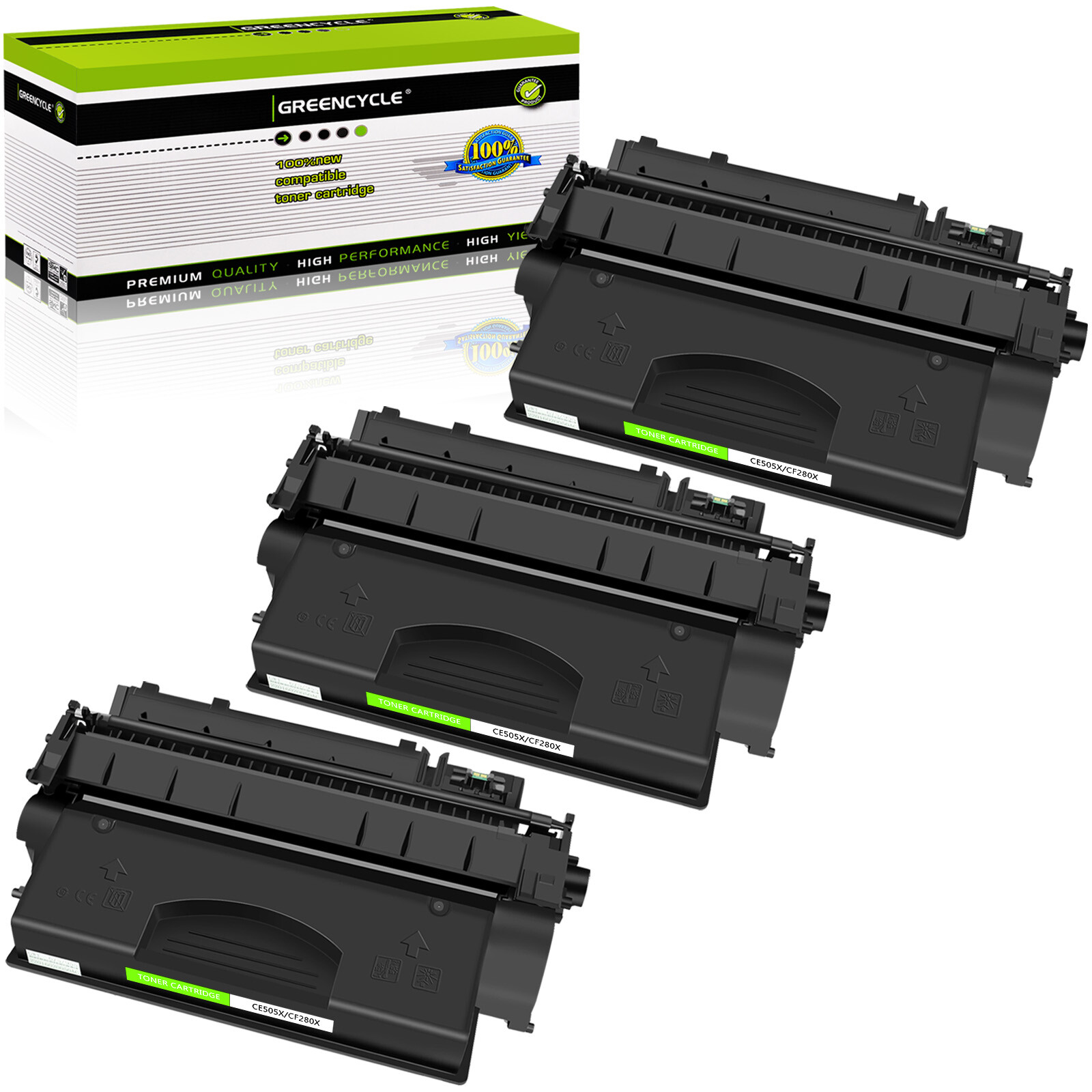 3PK CRG-120 C120 2617B001AA Toner Cartridge Fit for Canon ImageClass D1320 D1350