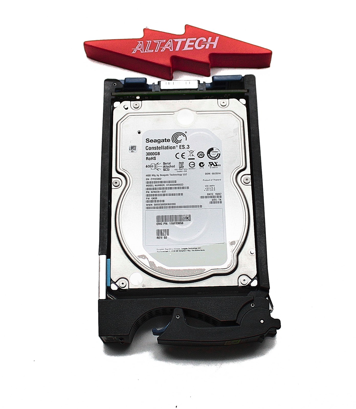 EMC 005050713 3TB 7.2K SAS 3.5 6G HDD VMAX Hard Disc Drive