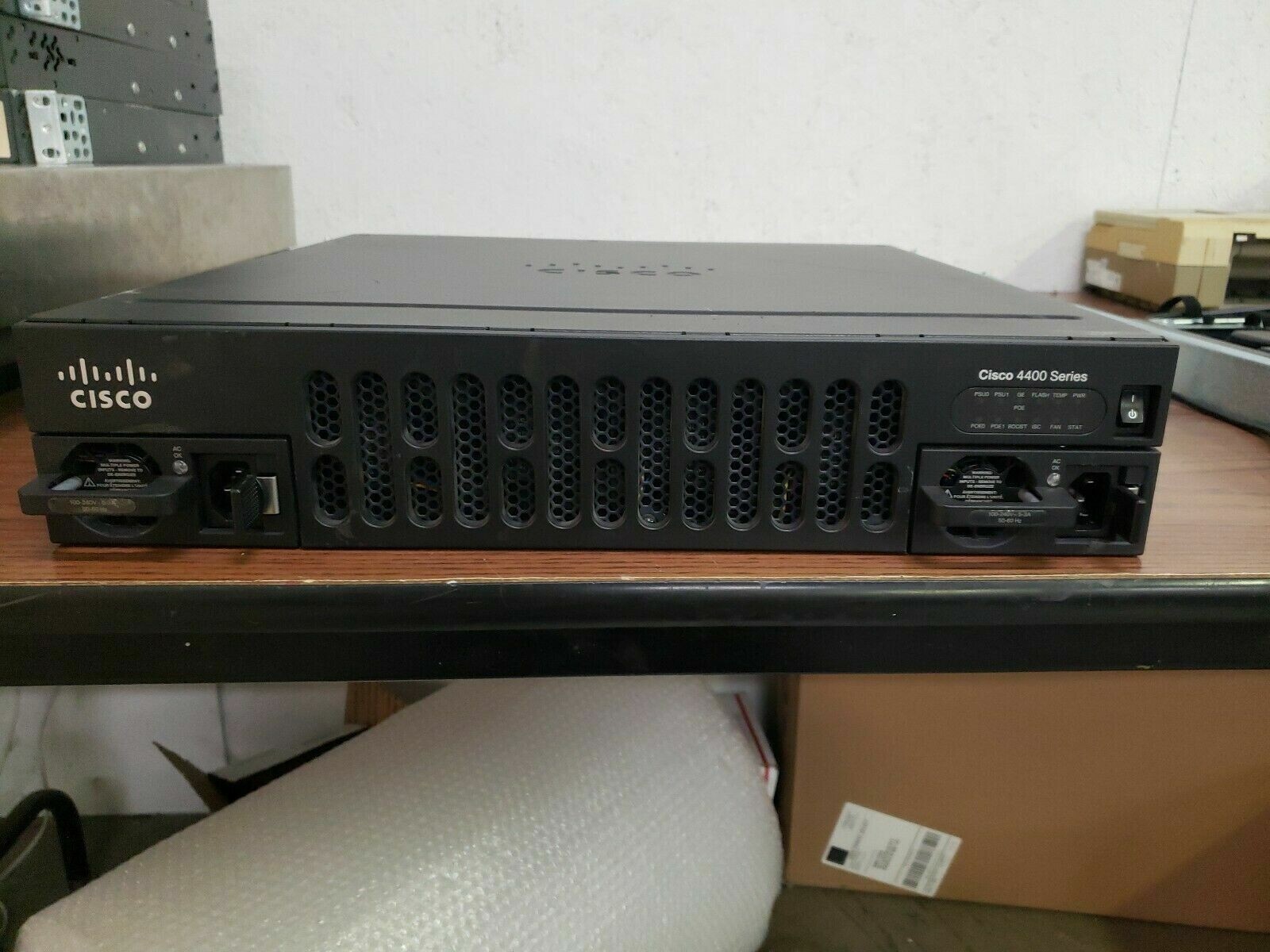Cisco ISR4451-X-SEC/K9  Router Security Bundle Dual Power Supply