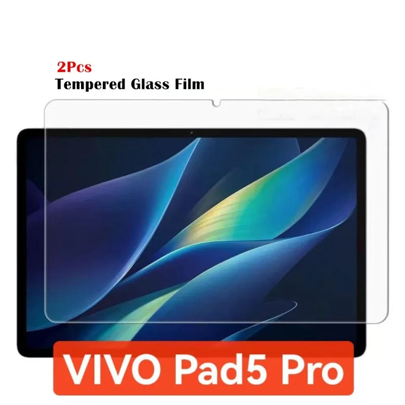 2PCS VIVO Pad 5 Pro Pad5 Pro 13-inch Tempered Glass Film Cover Screen Protector