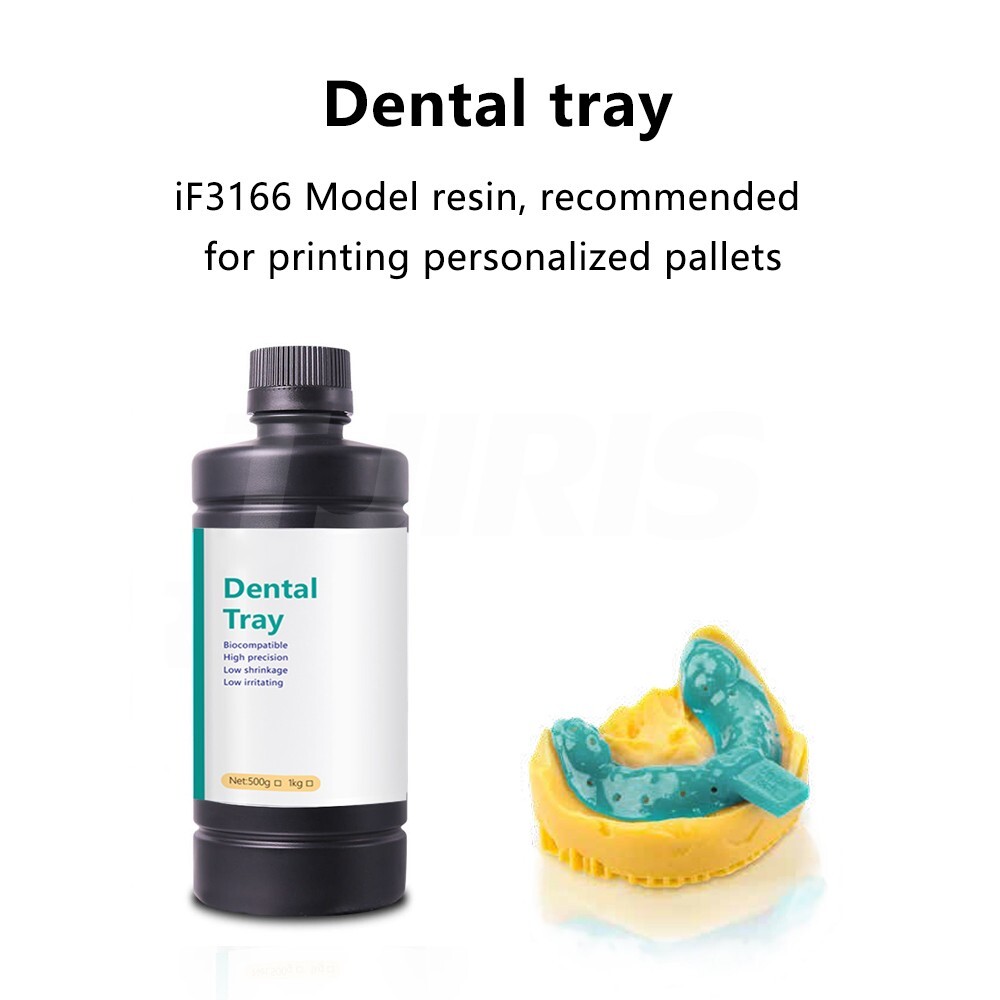 Dental DLP LCD 3D Printer Dental Tray Resin Biocompatible Tray Resin 1kg