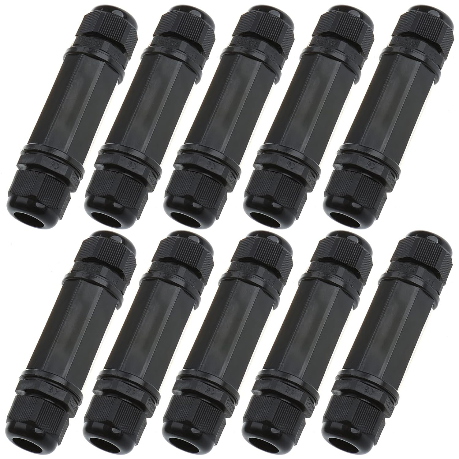 Conector RJ45 impermeable M22Z, blindado, Cat5/5e/6, 8P8C, IP67, 10 unidades
