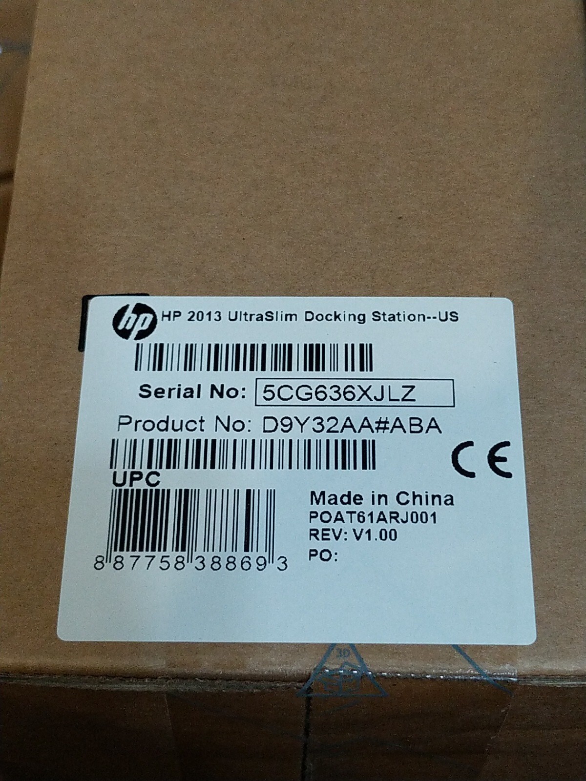 New Sealed HP D9Y32AA D9Y19AV EliteBook & ProBook UltraSlim Dock 2013 US w/ 65W