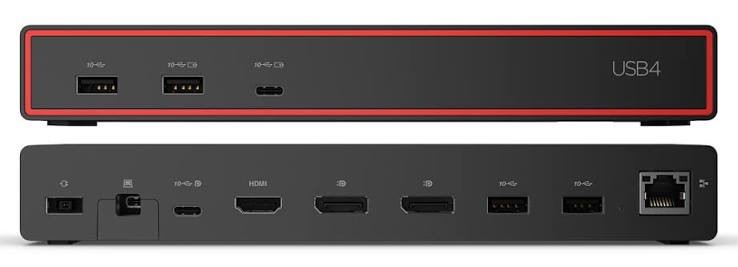 Lenovo Thinkpad USB4 Dock 5000 40BF0100US Docking Station
