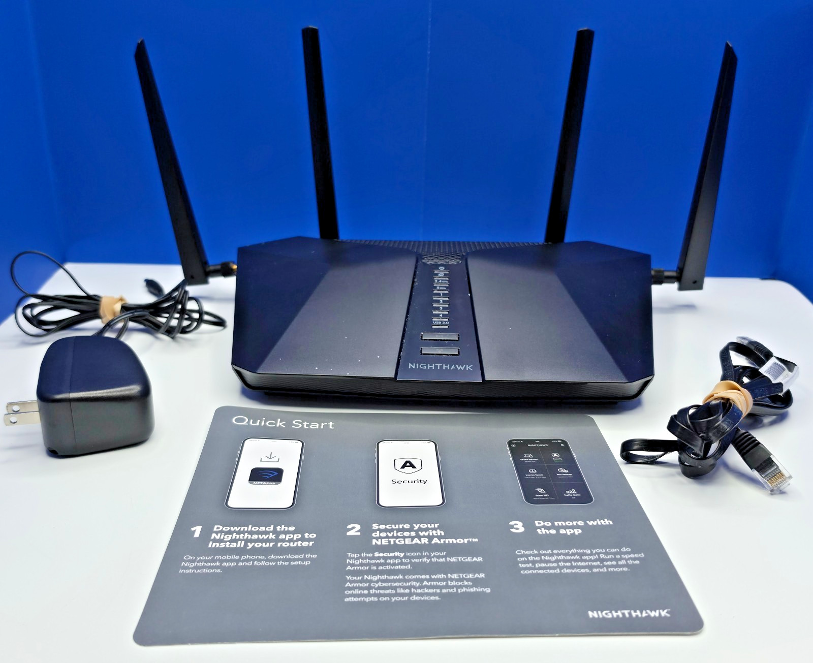 NETGEAR Nighthawk AX5 5-Stream AX4200 WiFi 6 Router RAX43 *WORKS