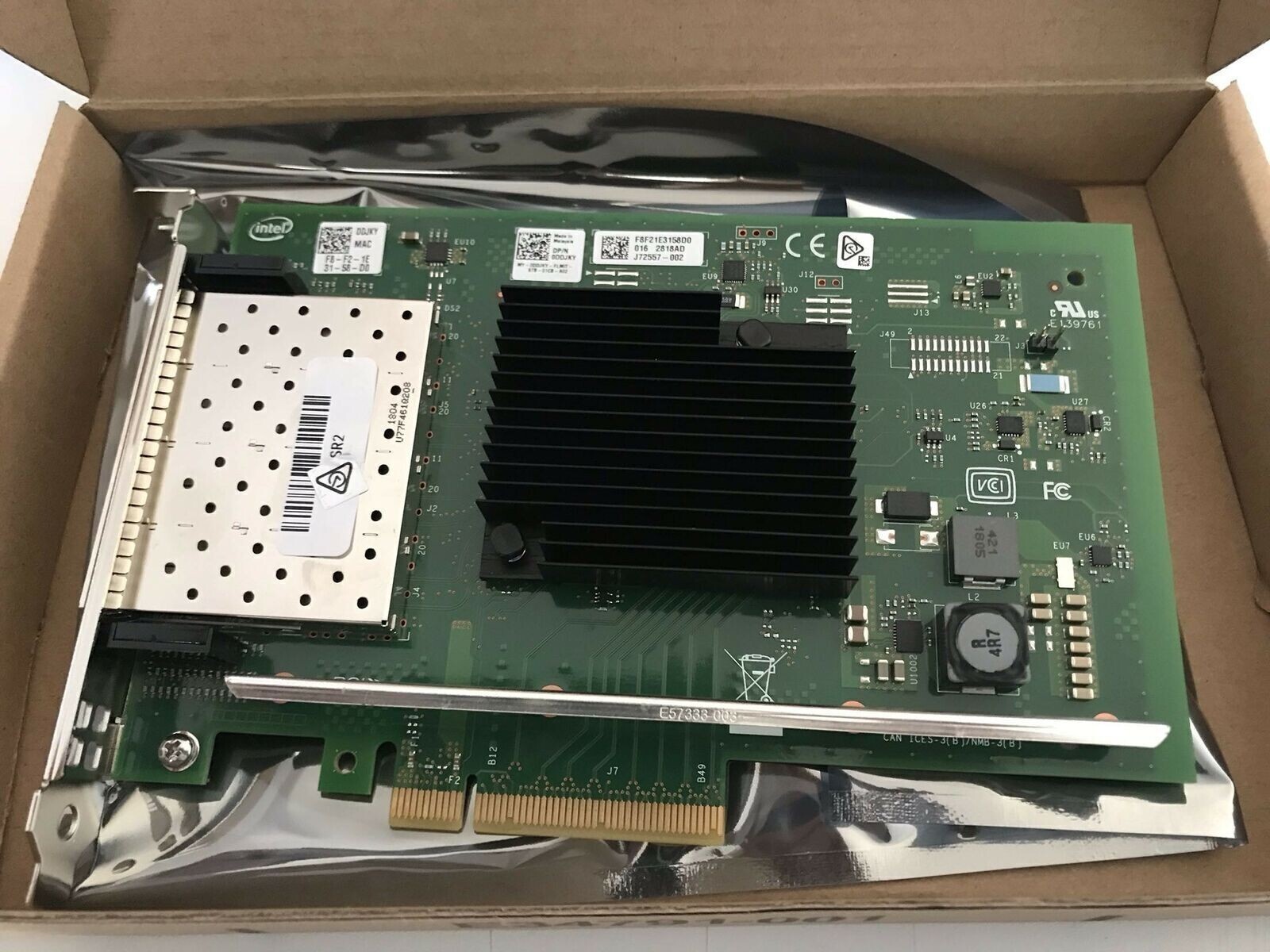 X710-DA4FH DELL/intel Quad port Ethernet Converged Network Adapter 0DDJKY