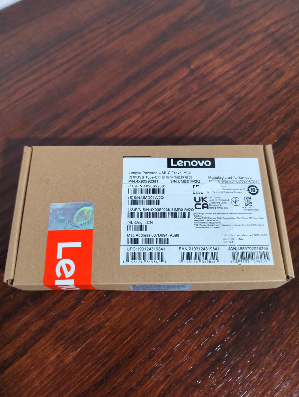 Lenovo Powered USB-C Travel Hub - for Notebook - USB Computer, Black
