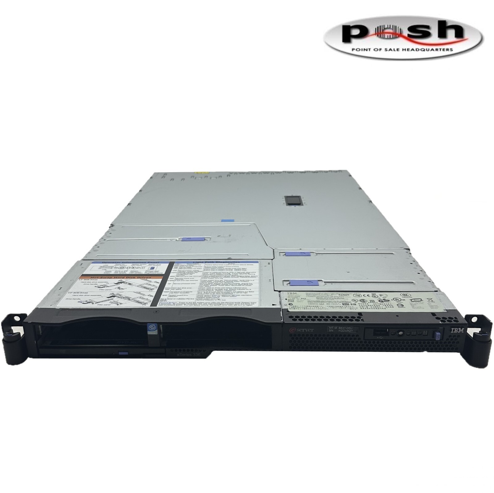 IBM eServer xSeries 336 1U Rack Server – No Hard Drives – Dual Xeon, Gigabit LAN