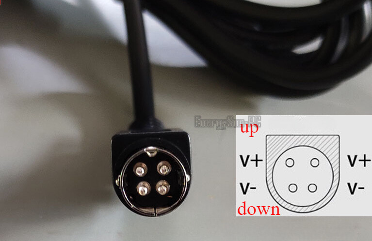 90%new EDAC EA12501B-120 12V 15A 4PIN AC Adapter Switching Power Supply Charger