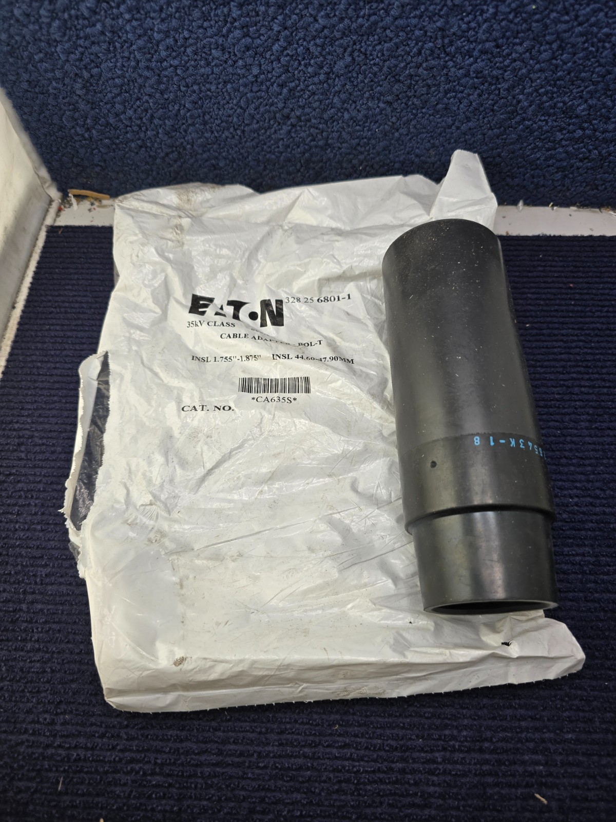 (QTY 3) Eaton CA635S 600 A Deadbreak Cable Adapters 35 kV For BOL-T & BT-TAP