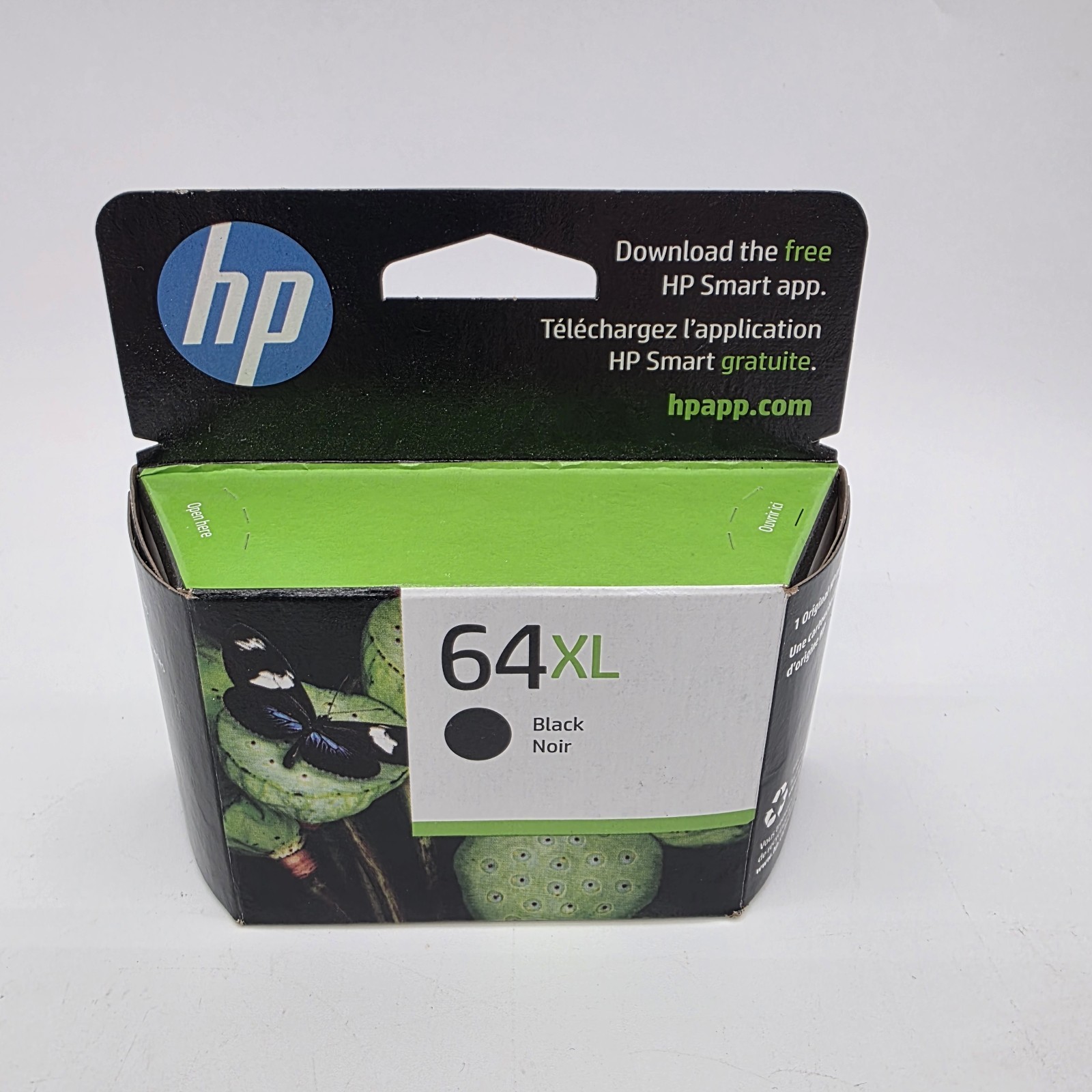 HP 64XL OEM Black Ink Cartridge Genuine Original Exp 04/27 New Sealed