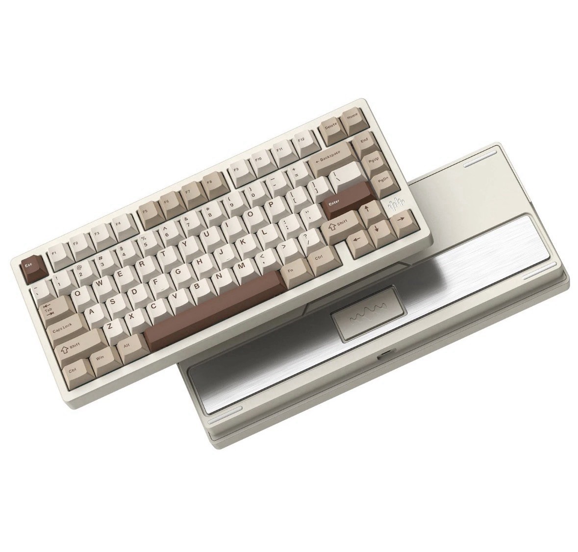 Womier RD75 Pro 75% Aluminum Gaming Keyboard with Quick Release Wireless