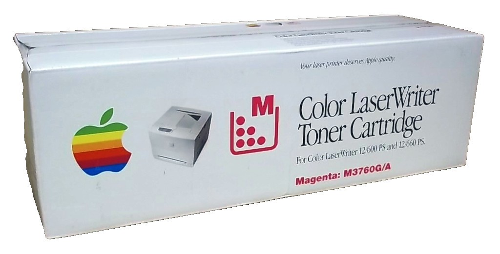 Apple M3760G/A Color LaserWriter Toner Cartridge Magenta Genuine