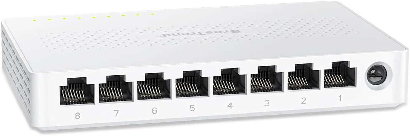 BrosTrend 2.5Gb Switch, 8 Port Network Switch 2.5 Gigabit, Unmanaged Ethernet Sw