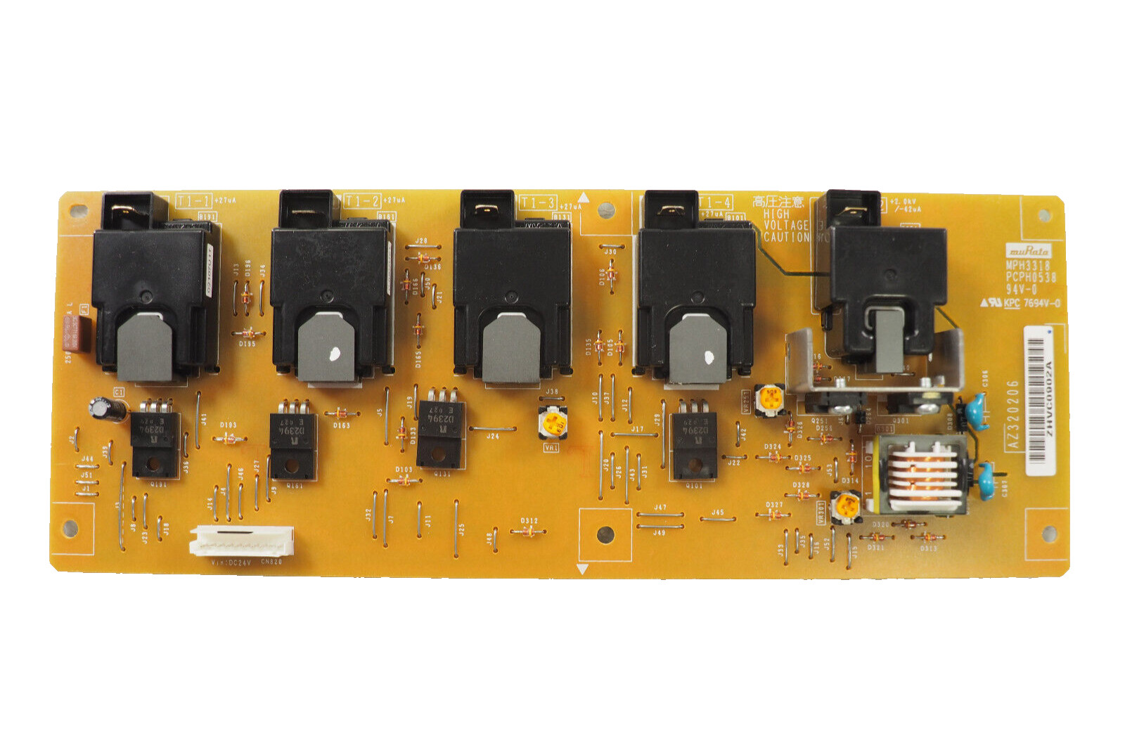 RICOH AFICIO MPC300 AZ320206 MPH3318 PCPH0538 High Voltage Power Supply Board