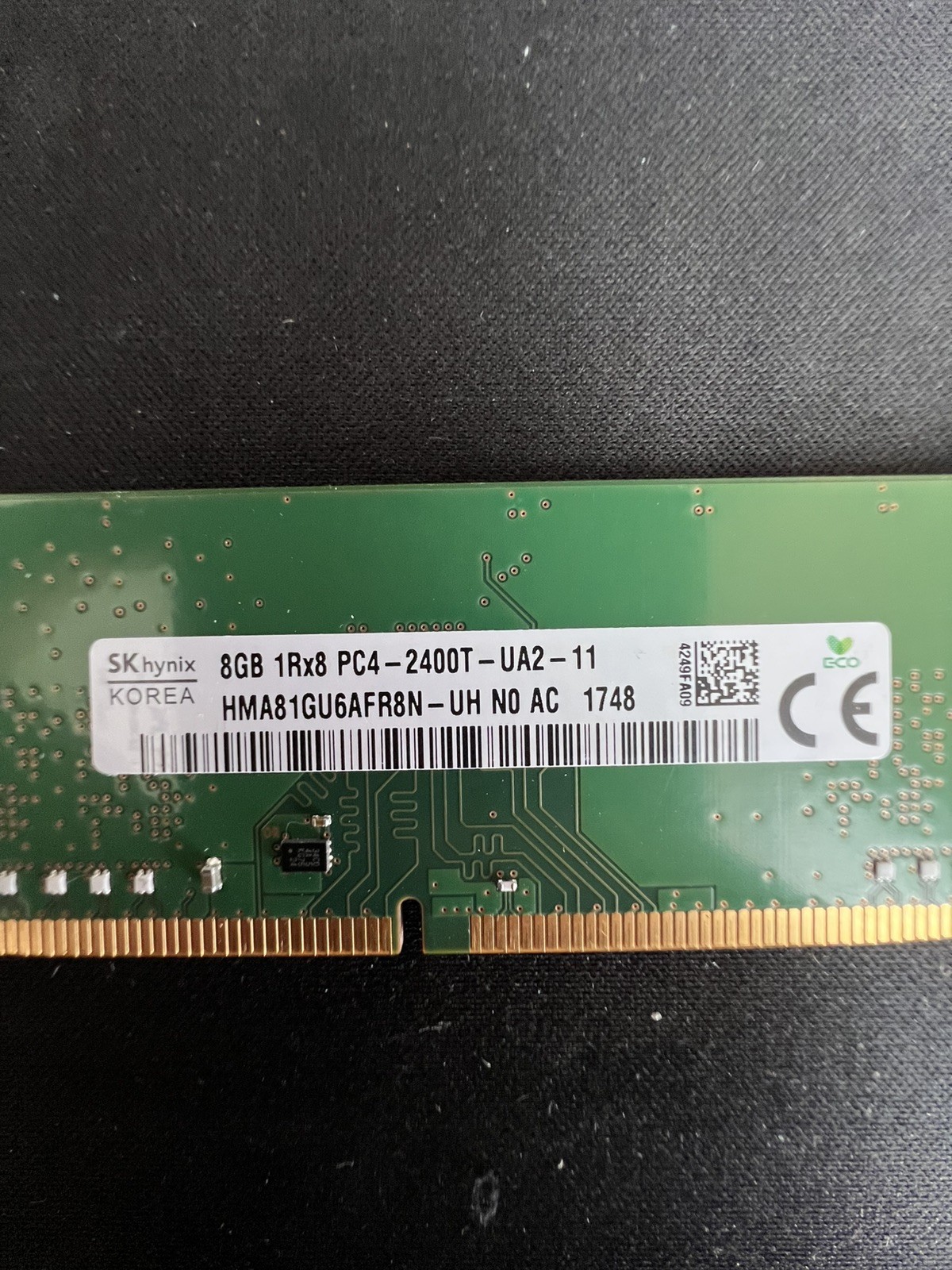 SK hynix 8GB 1Rx8 PC4-2400T-UA2-11 HMA81GU6AFR8N-UH