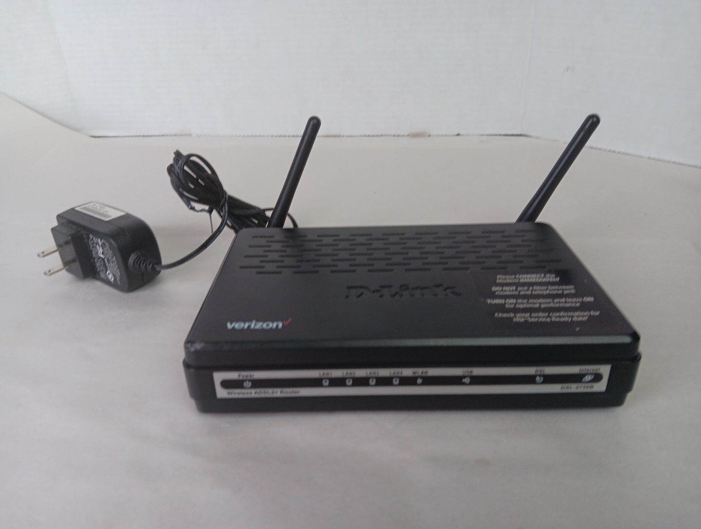 Verizon D-Link DSL-2750B 300 Mbps 4-Port Wireless Gateway Modem Router