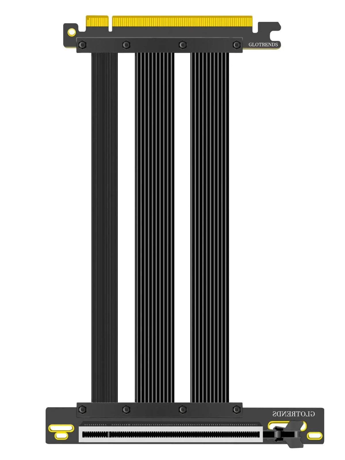 NEW  GLOTRENDS PCIe 5.0 X16 Riser Cable for RTX 50/40, RX9000/7000, 0-90°