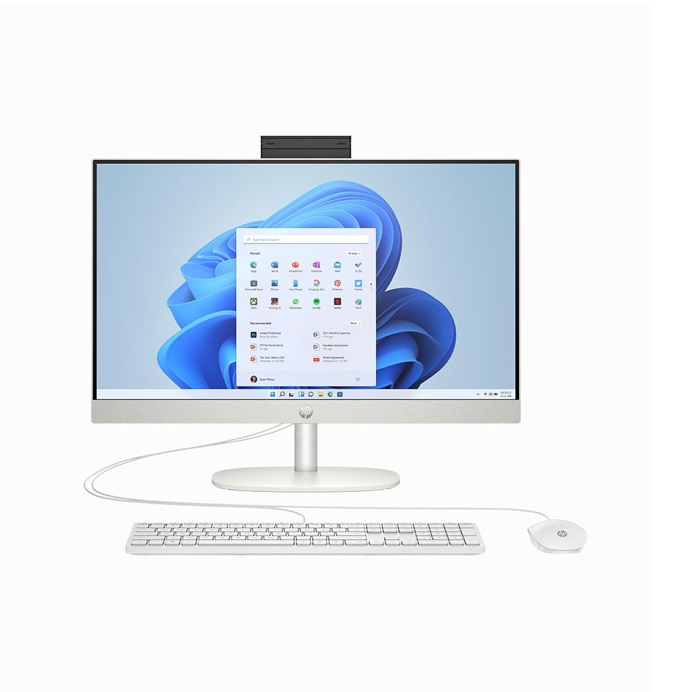 HP 24-CR0026 23.8" FHD Intel Core i3-N300 8GB DDR4 256GB SSD W11H AIO Desktop WH