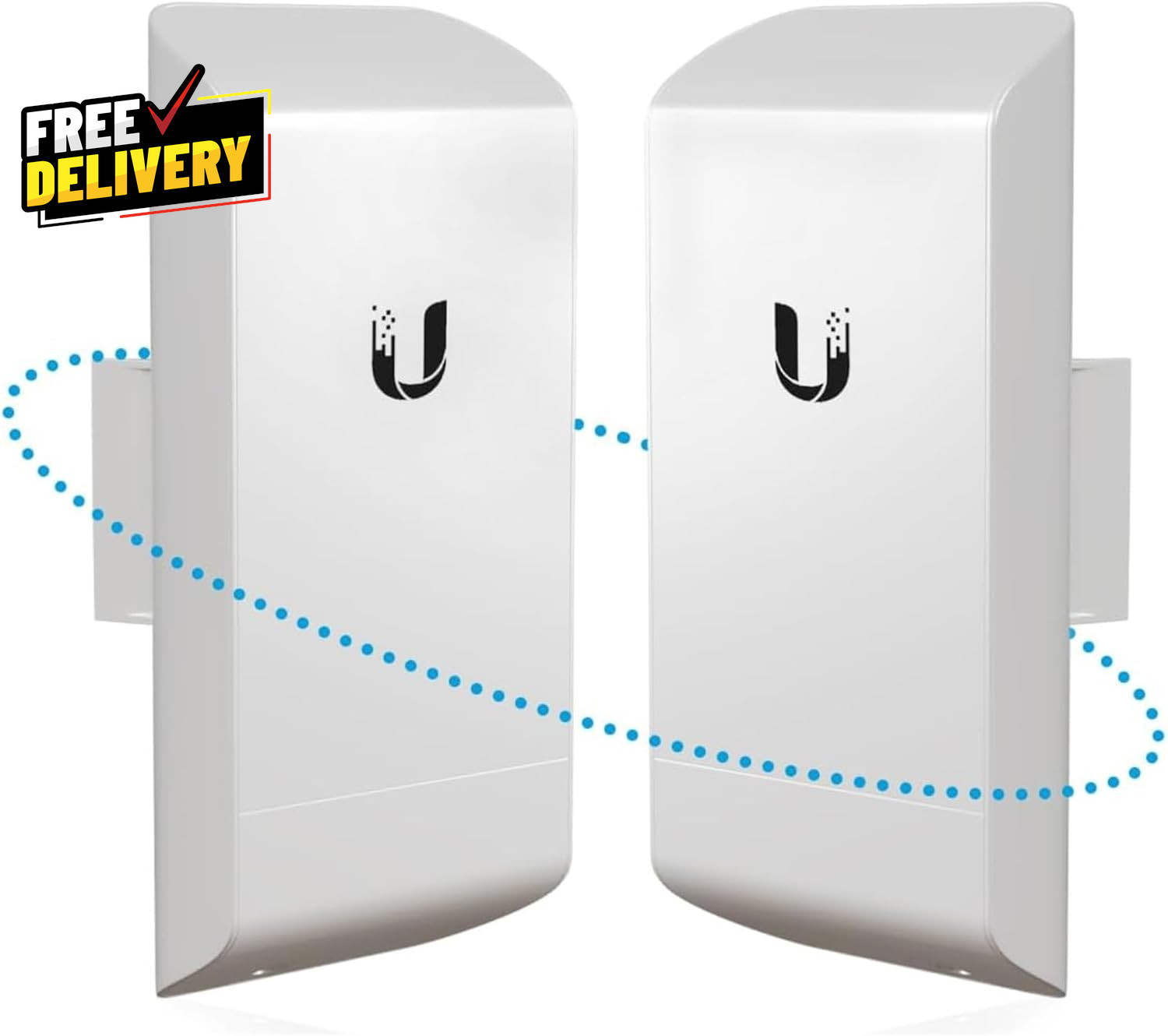 Ubiquiti Nanostation M5 LocoM5 5GHz AirMax CPE 2x2 MIMO Bridge 2 Pack