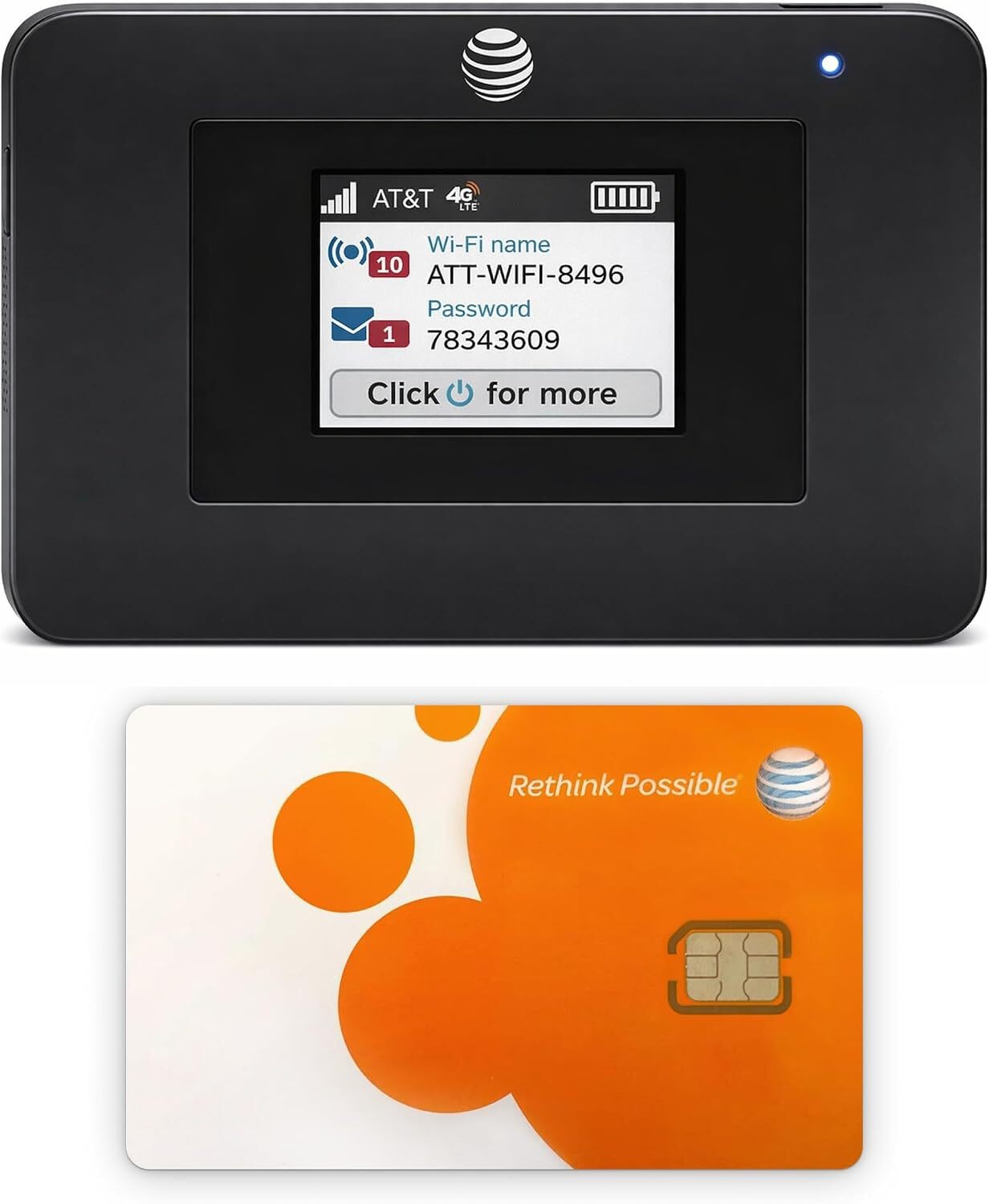 Netgear AirCard AC797S (AC797S) AT&T Black - Excellent