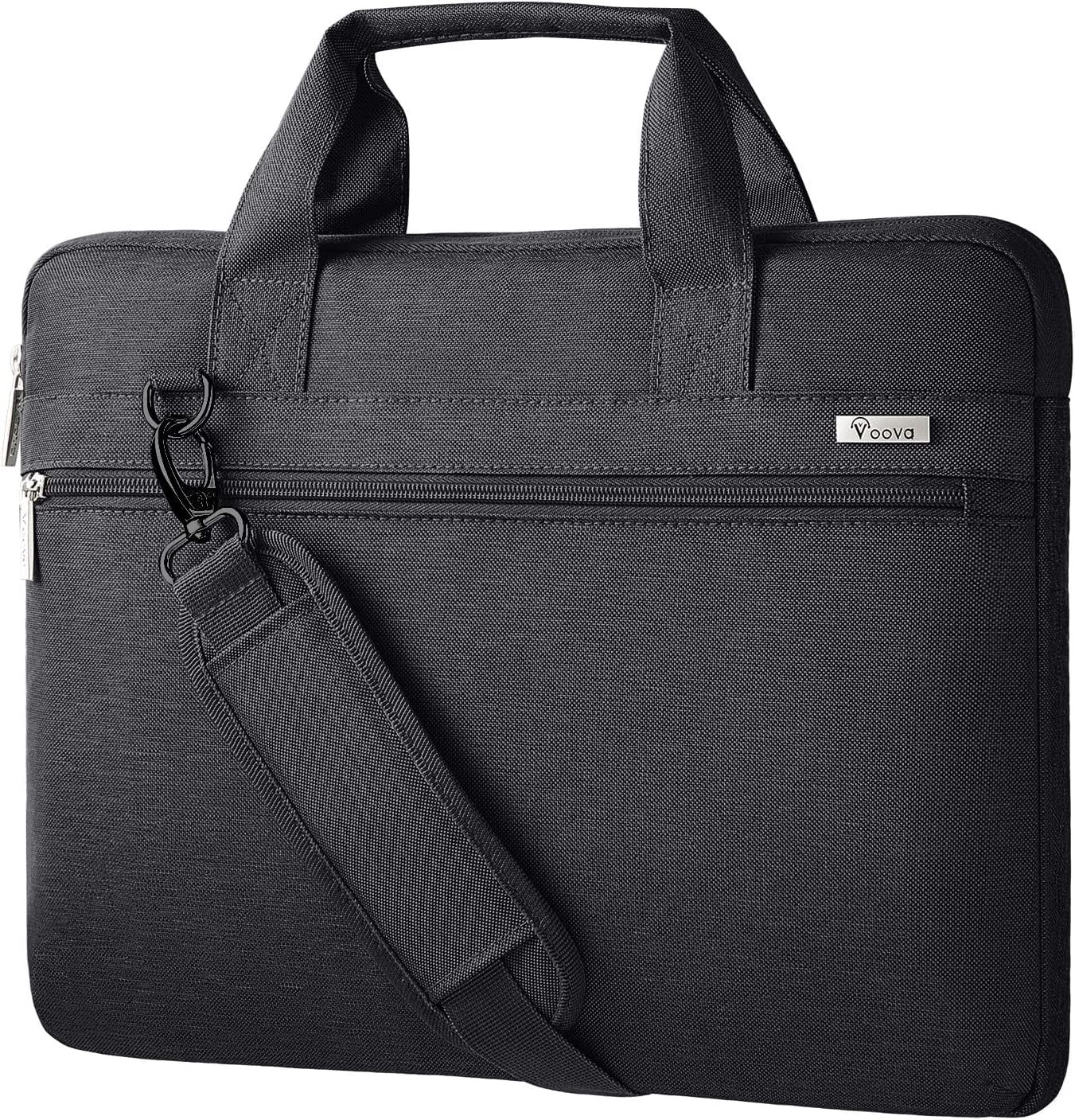 Voova 13.3-13 Inch Laptop Bag, Shoulder Bag, MacBook Case, Black