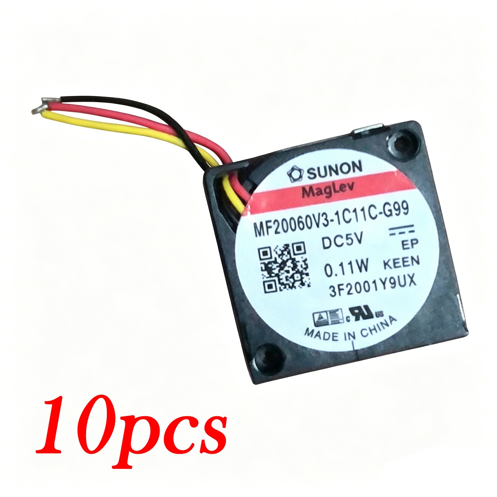 10pcs New Sunon MF20060V3-1C11C-G99 5V 0.11W 2006 3pin CPU DC Cooling Blower Fan