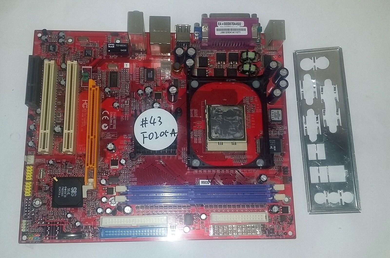 PC Chips M963G   Intel Socket 478 Motherboard