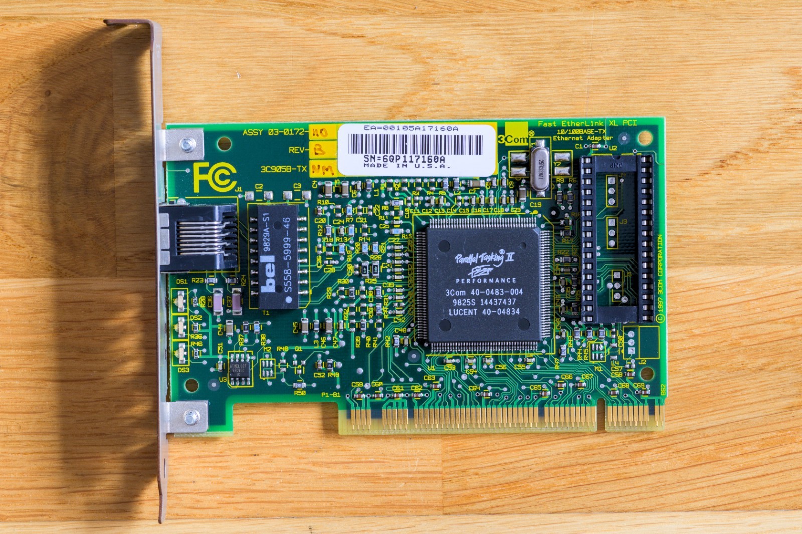 3Com Fast Ether Link XL 3C905B-TX | 10/100Mbit PCI Ethernet Controller