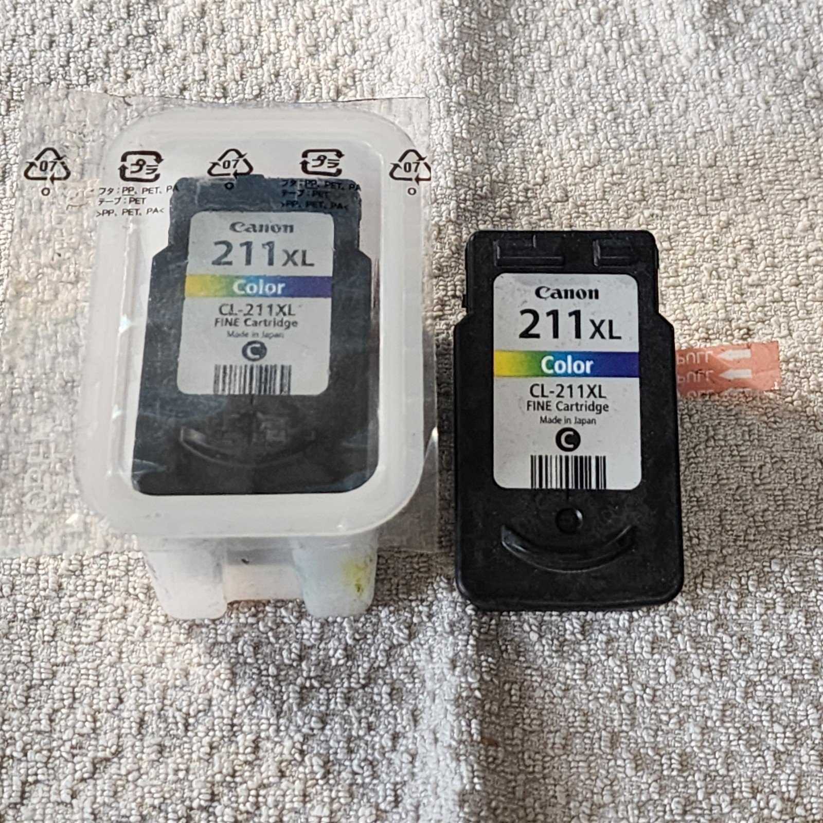 Canon CL-211XL High Yield Color Ink Cartridge 2975B001 New Sealed Lot Of 2