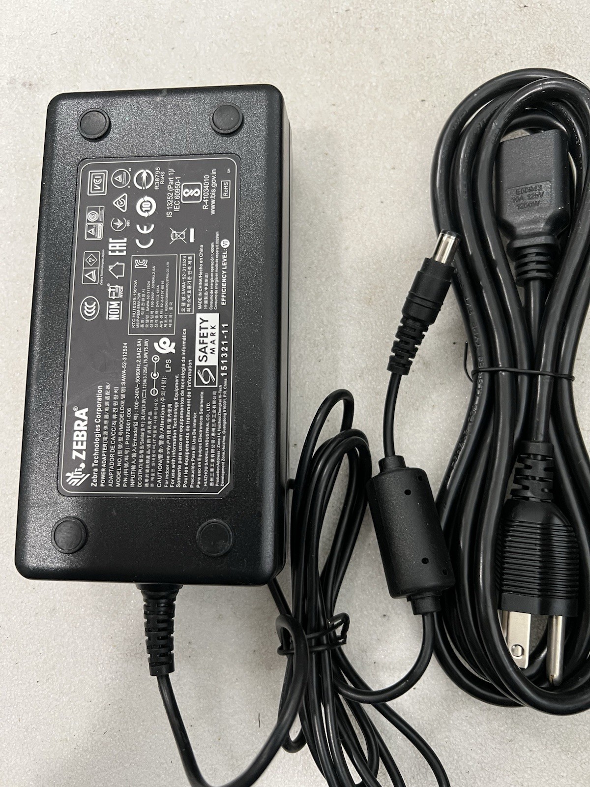 Zebra Original Power Adapter GX430t GX420t printer