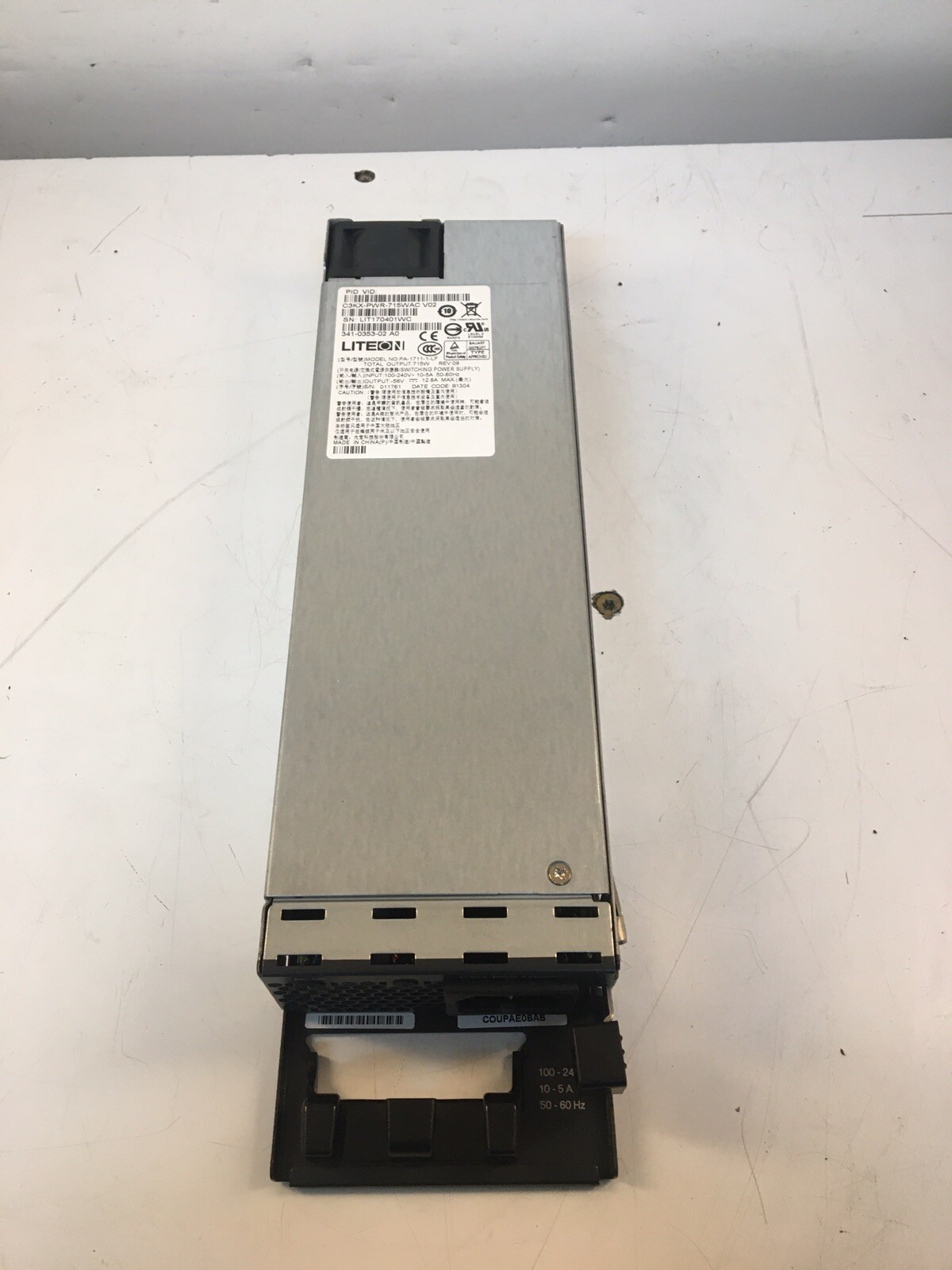Liteon C3KX-PWR-715WAC V02, PA-1711-1-LF 715W Rev:09 Power Supply