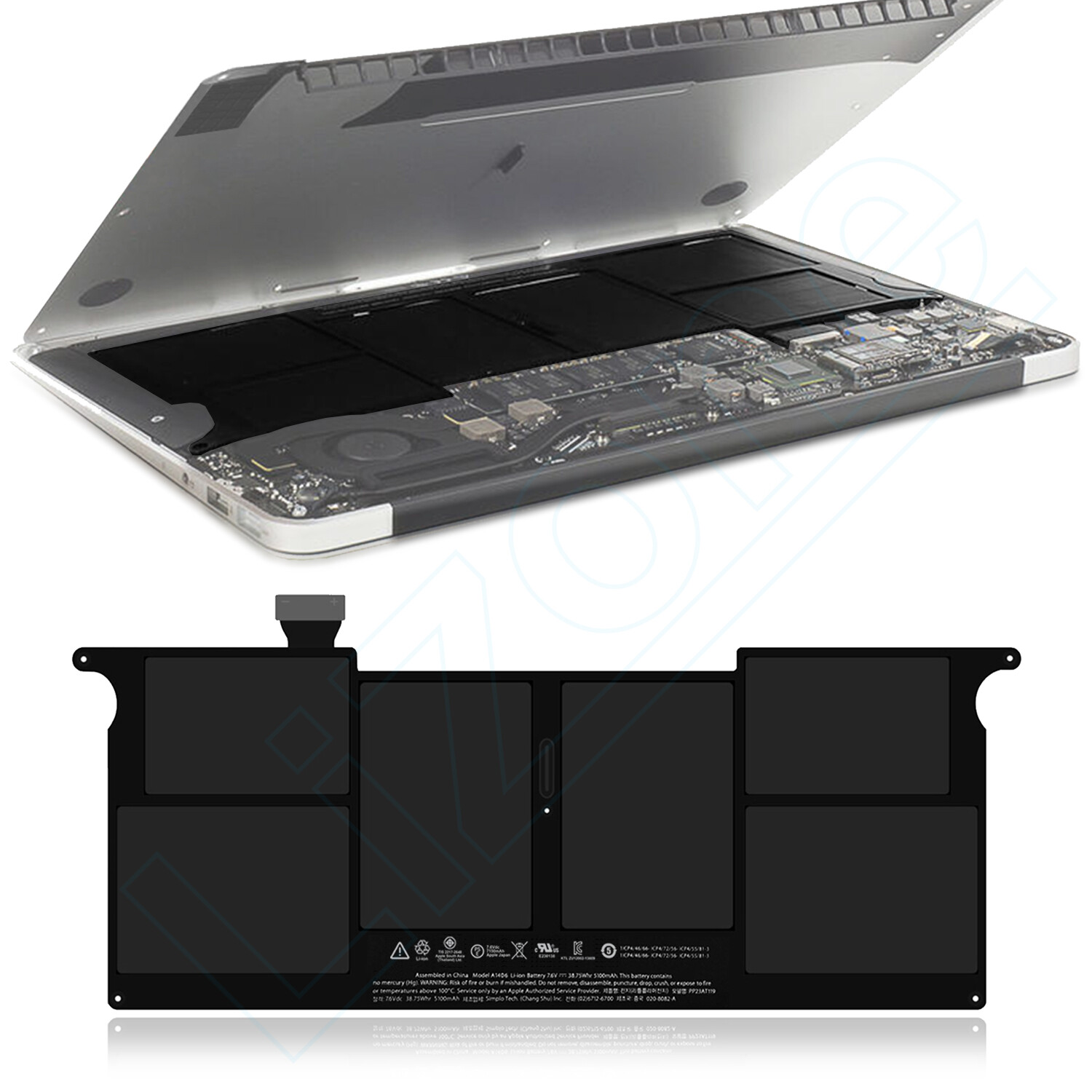 New A1495 Battery for Apple MacBook Air 11" A1465 2012 2013 2014 2015 Battery US