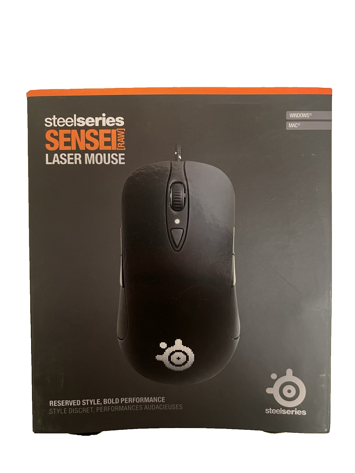 SteelSeries SENSEI [RAW] Rubberized Black 62155 Laser Mouse, Brand New In Box