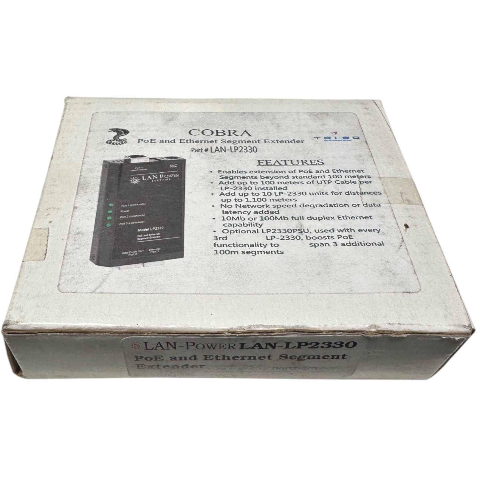 New LAN-Power LAN-LP2330 POE & Ethernet Segment Extender 🔥 Fast Shipping 🔥